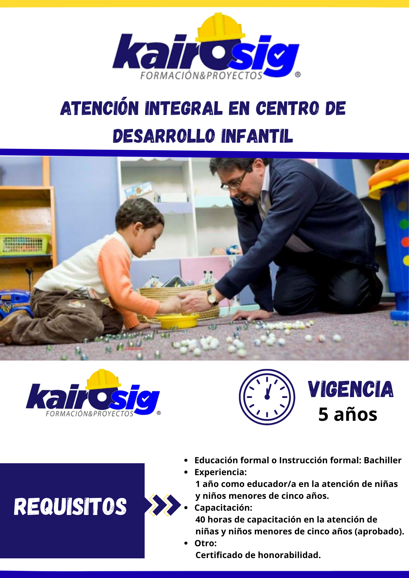 ATENCIÓN INTEGRAL EN CENTRO DE DESARROLLO INFANTIL