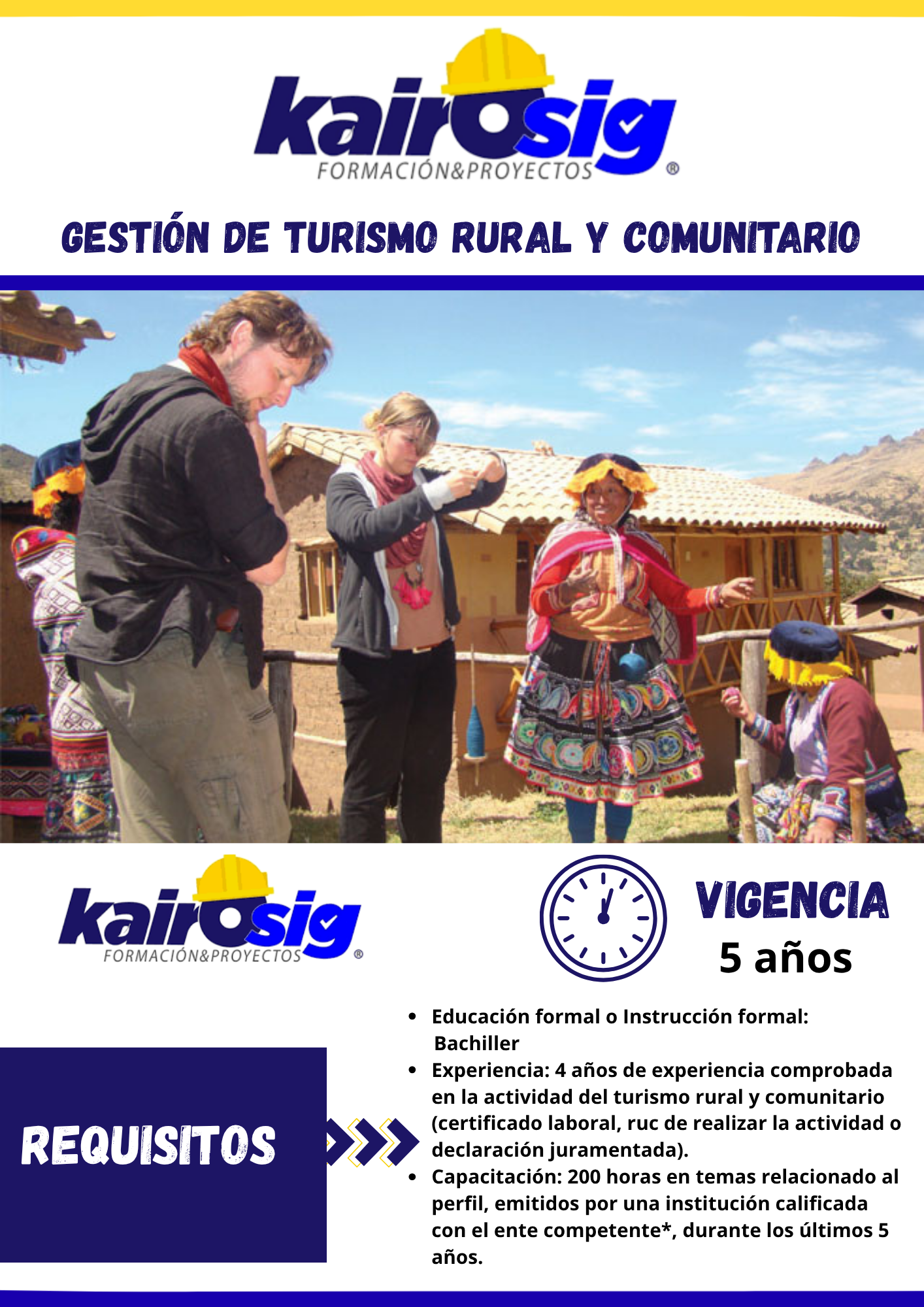 GESTIÓN DE TURISMO RURAL Y COMUNITARIO