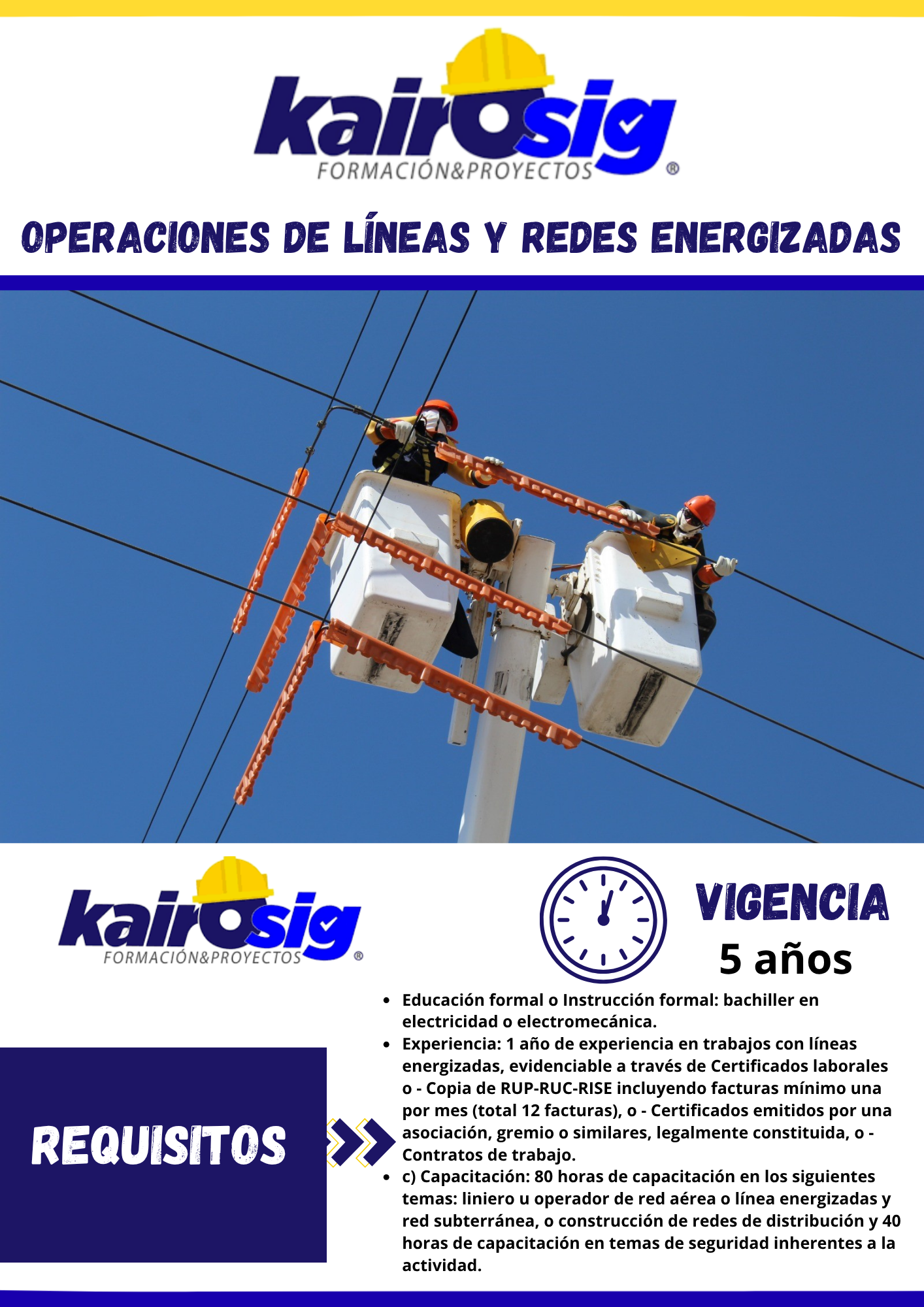 OPERACIONES DE LÍNEAS Y REDES ENERGIZADAS
